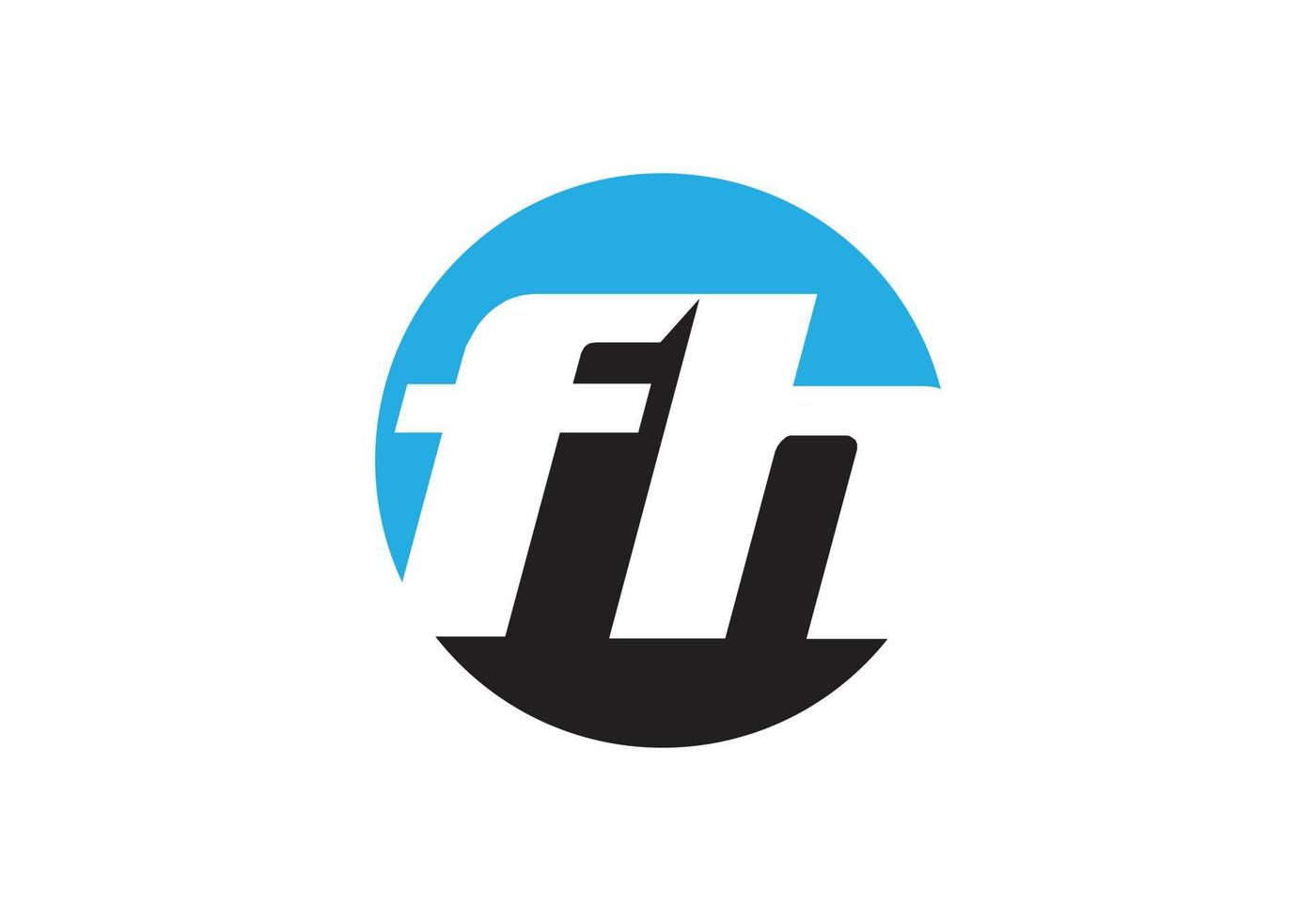 brev fh logotyp ikon design för din företag vektor