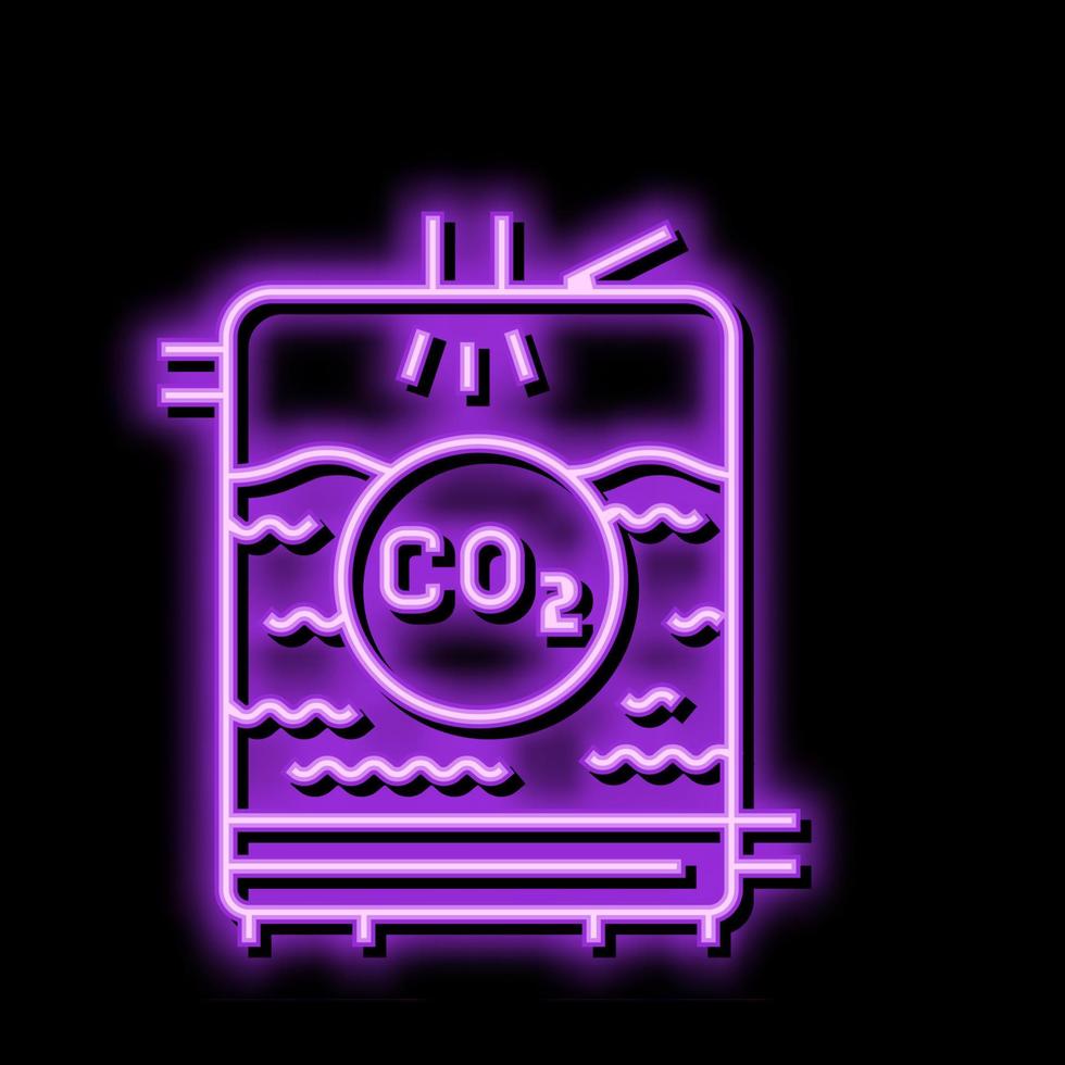karbonatisering öl produktion Färg ikon vektor illustration