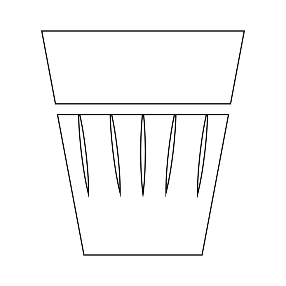 Glas Symbol Illustration Vektor