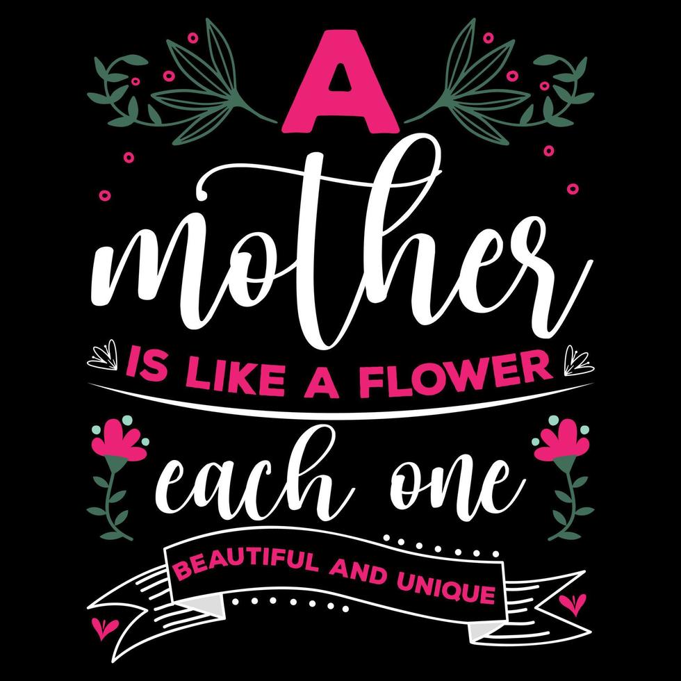 mamma typografi t skjorta eller mors dag t skjorta vektor