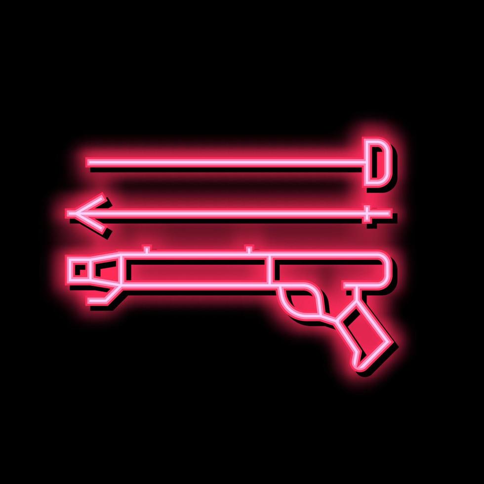 harpun vapen färg ikon vektor illustration tecken