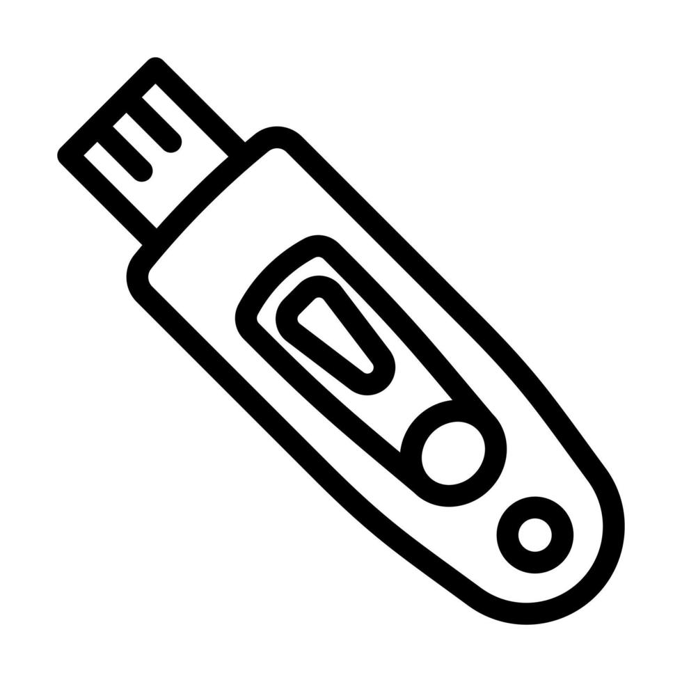 USB Fahrt Symbol Design vektor