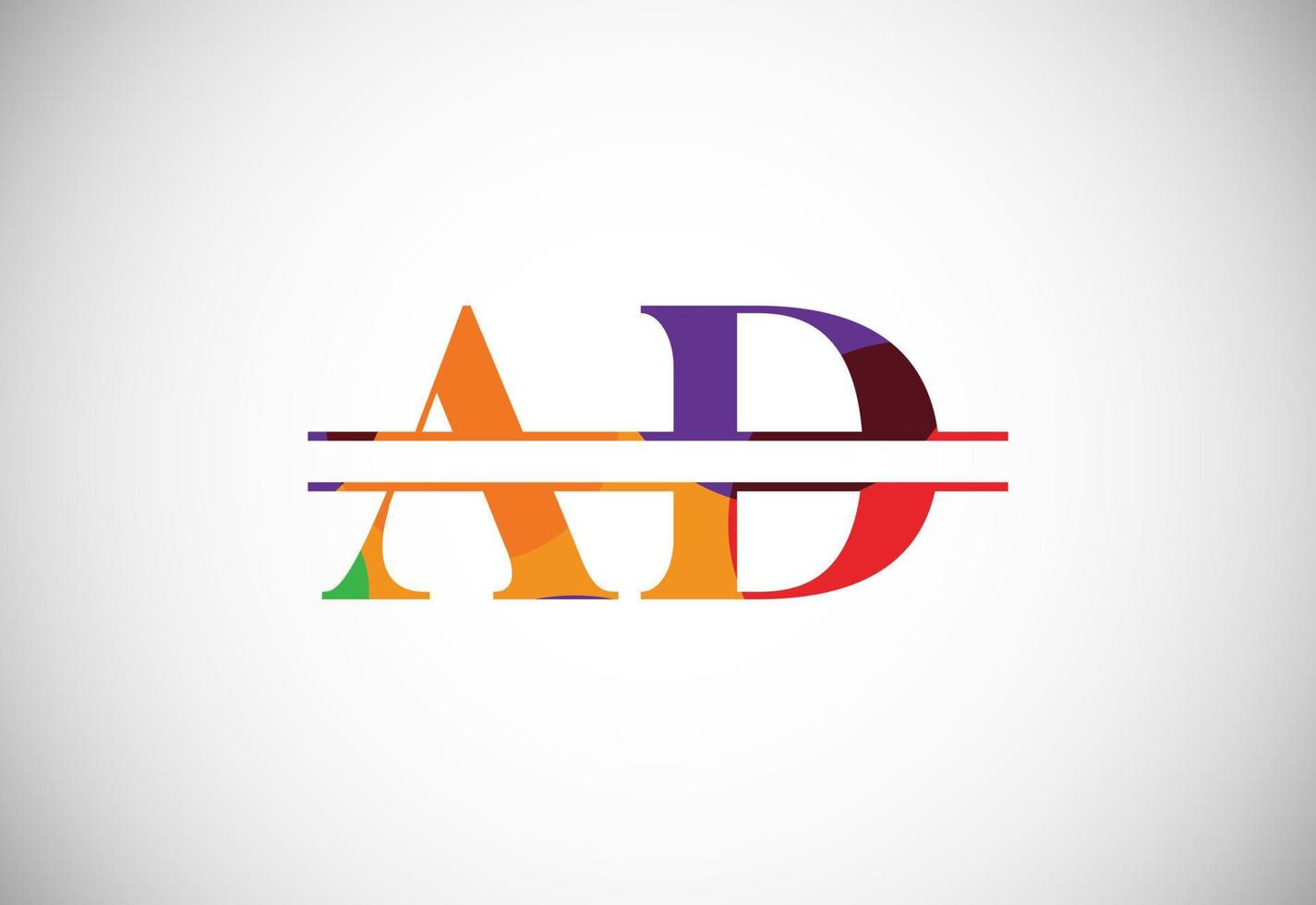 första brev en d låg poly logotyp design vektor mall. grafisk alfabet symbol för företags- företag identitet