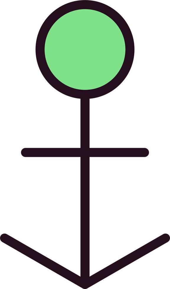 Symbol für Hakenvektor vektor
