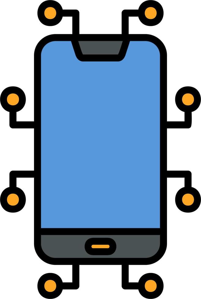 Smartphone-Vektorsymbol vektor