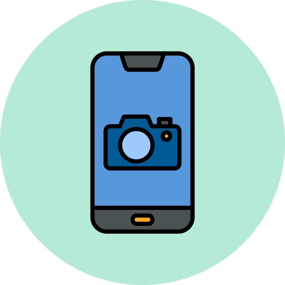 Smartphone Kamera Vektor Symbol