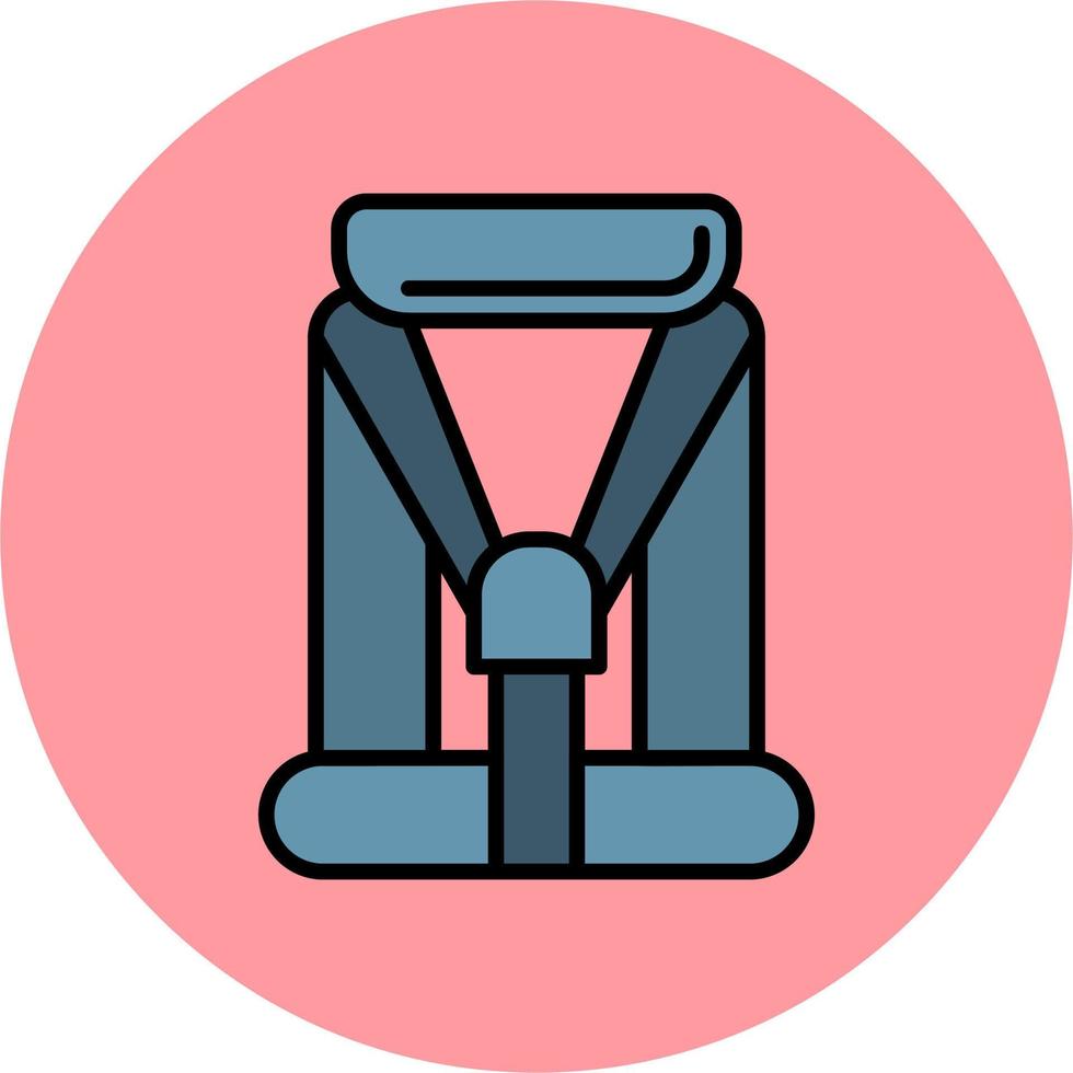 Auto Sitz Baby Vektor Symbol