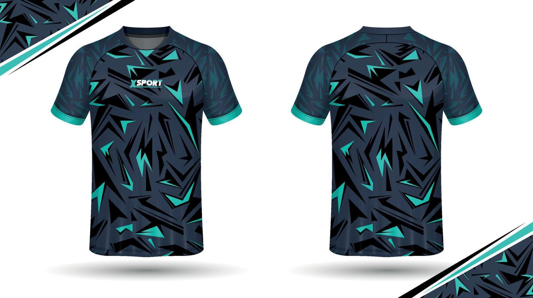 fotboll jersey design för sublimering, sport t skjorta design vektor