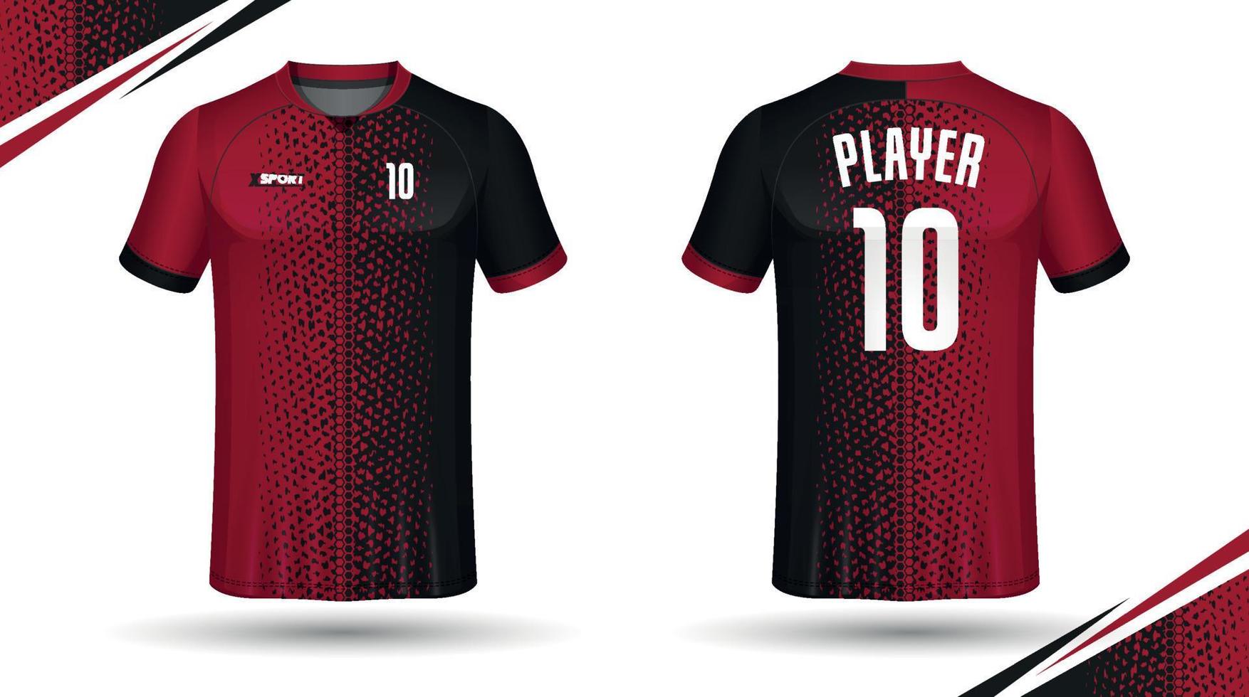 fotboll jersey design för sublimering, sport t skjorta design vektor