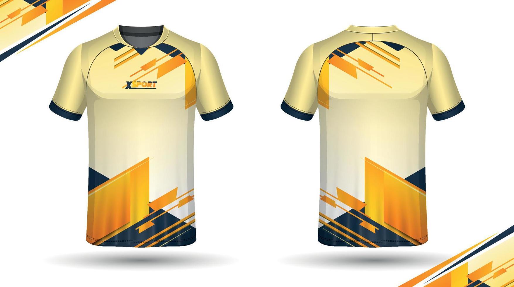 fotboll jersey design för sublimering, sport t skjorta design vektor