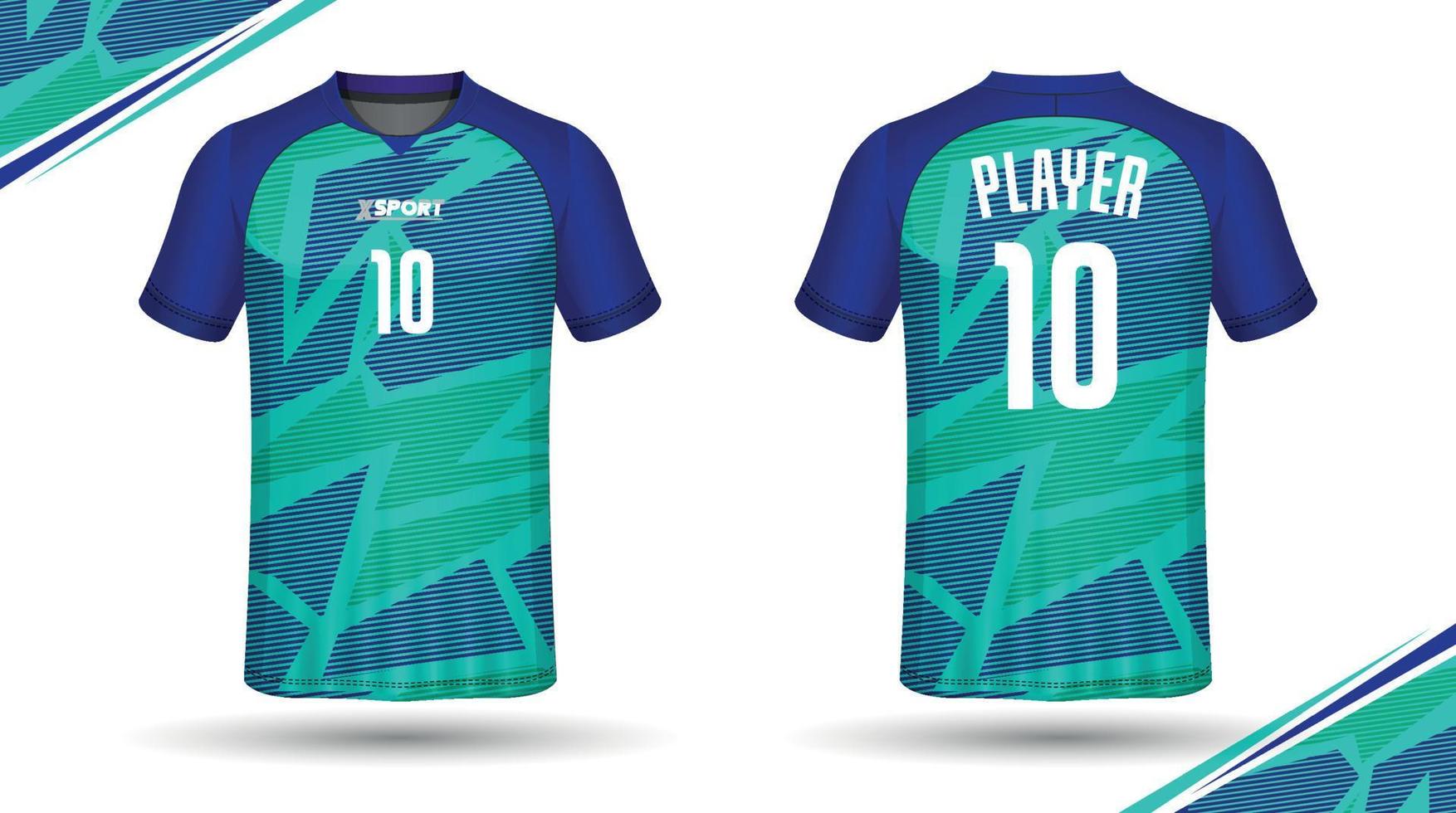 fotboll jersey design för sublimering, sport t skjorta design vektor