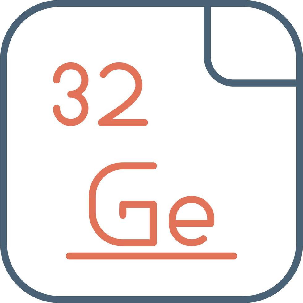 germanium vektor ikon