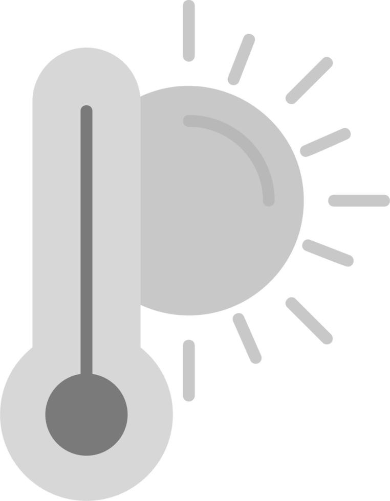 Vektorsymbol für hohe Temperaturen vektor