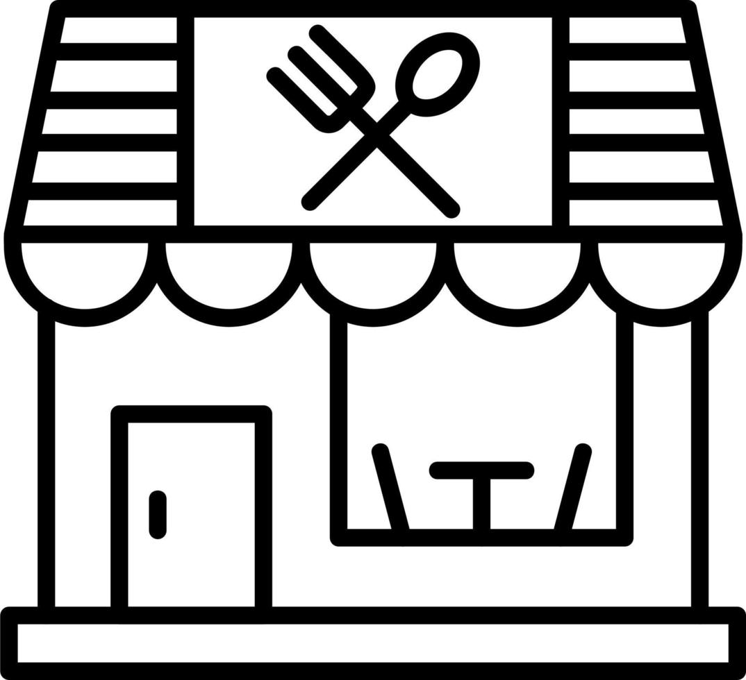 Restaurant-Vektor-Symbol vektor