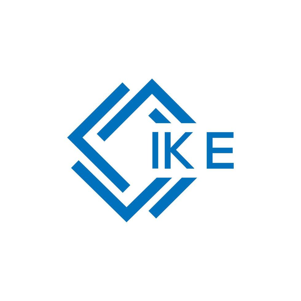 ike brev logotyp design på vit bakgrund. ike kreativ cirkel brev logotyp begrepp. ike brev design. vektor