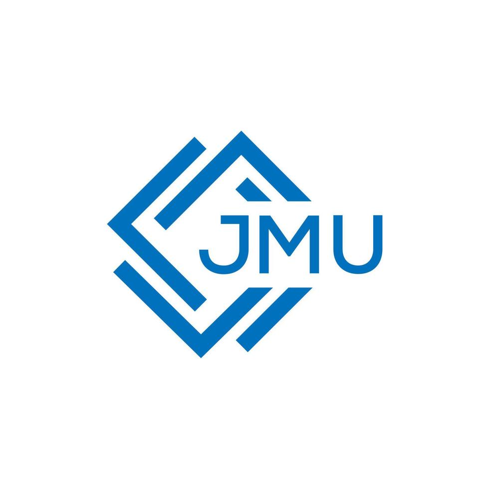 jmu brev logotyp design på vit bakgrund. jmu kreativ cirkel brev logotyp begrepp. jmu brev design. vektor