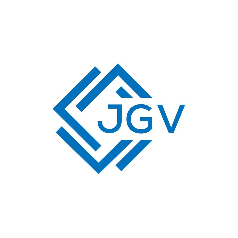 jgv Brief design.jgv Brief Logo Design auf Weiß Hintergrund. jgv kreativ Kreis Brief Logo Konzept. jgv Brief Design. vektor