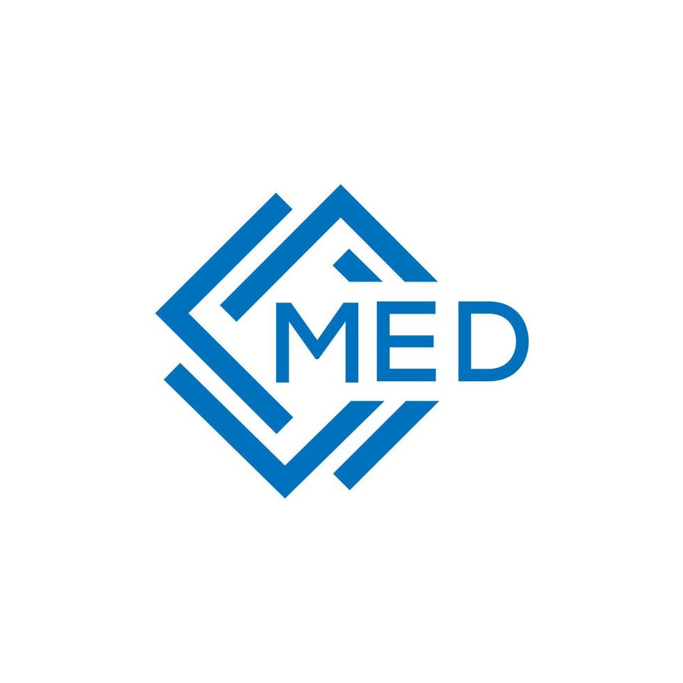 med Brief Design. vektor