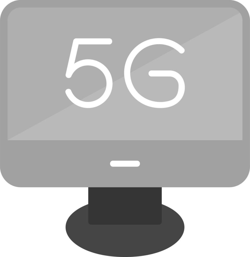 5g dator vektor ikon