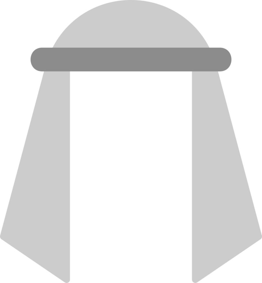 muslim scarf vektor ikon