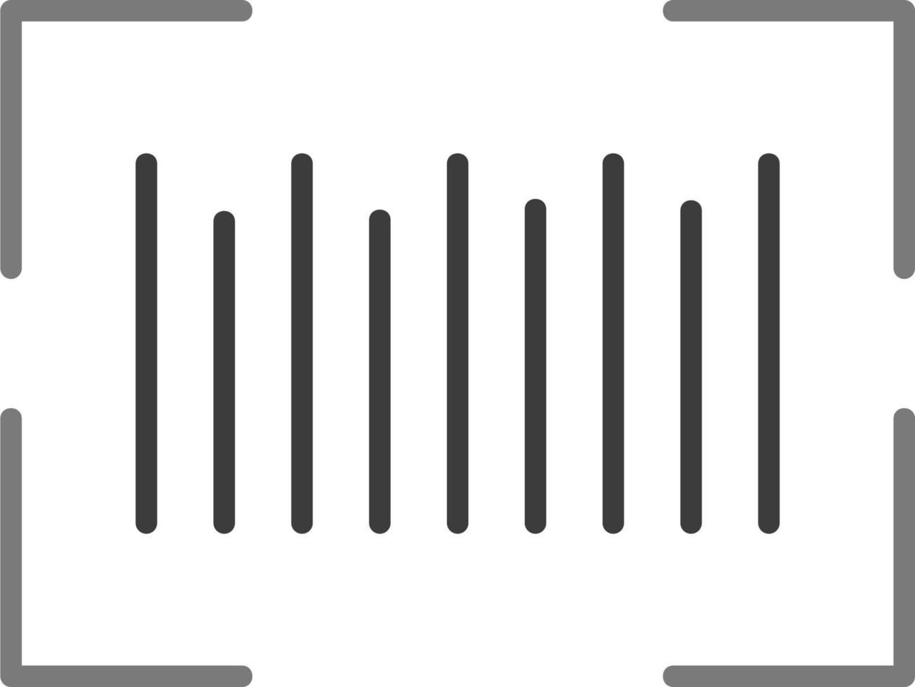 barcod vektor ikon