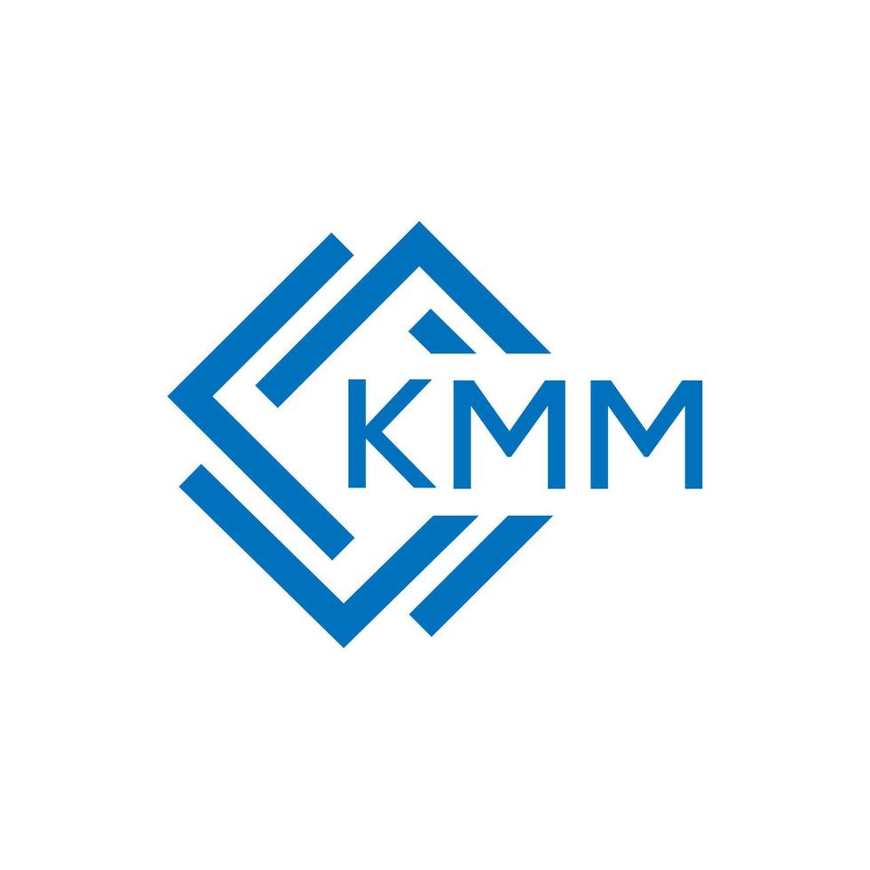 kmm brev logotyp design på vit bakgrund. kmm kreativ cirkel brev logotyp begrepp. kmm brev design. vektor