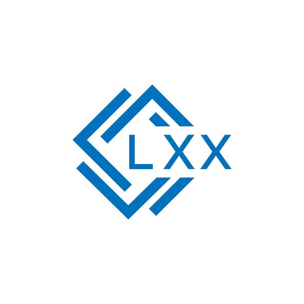 lxx brev logotyp design på vit bakgrund. lxx kreativ cirkel brev logotyp begrepp. lxx brev design. vektor