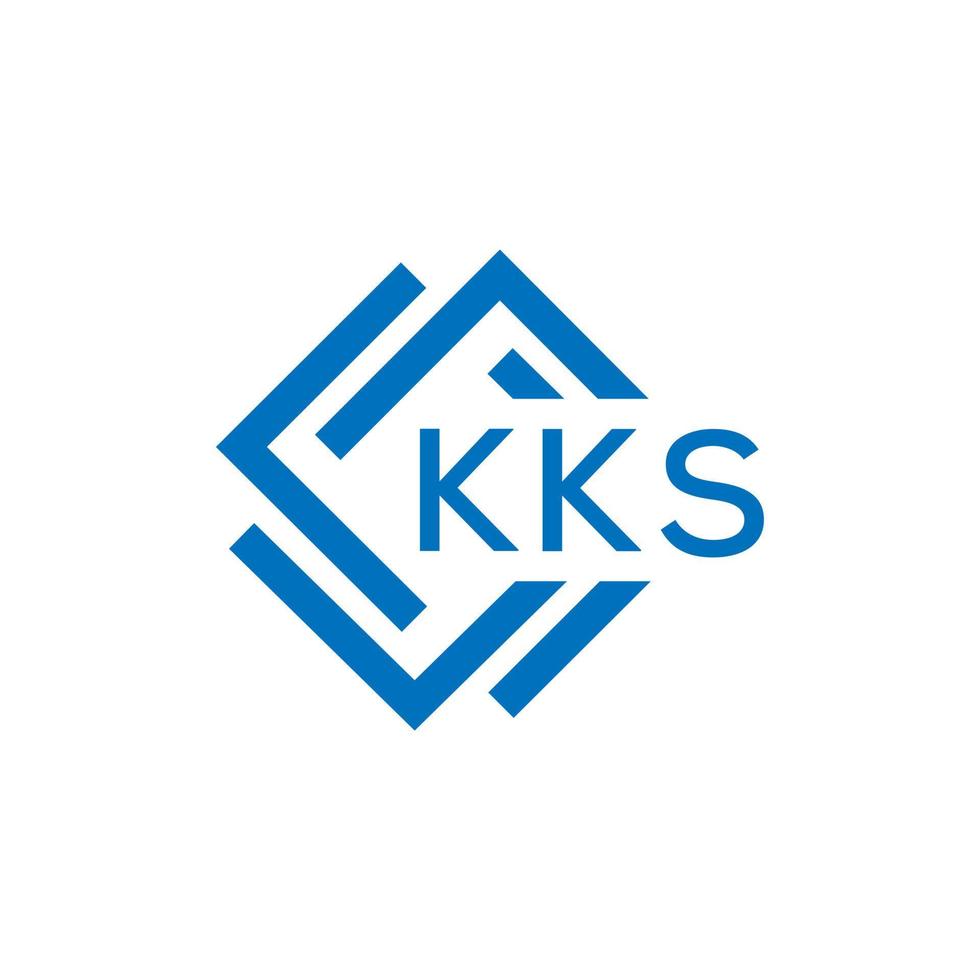 kks Brief Logo Design auf Weiß Hintergrund. kks kreativ Kreis Brief Logo Konzept. kks Brief Design. vektor