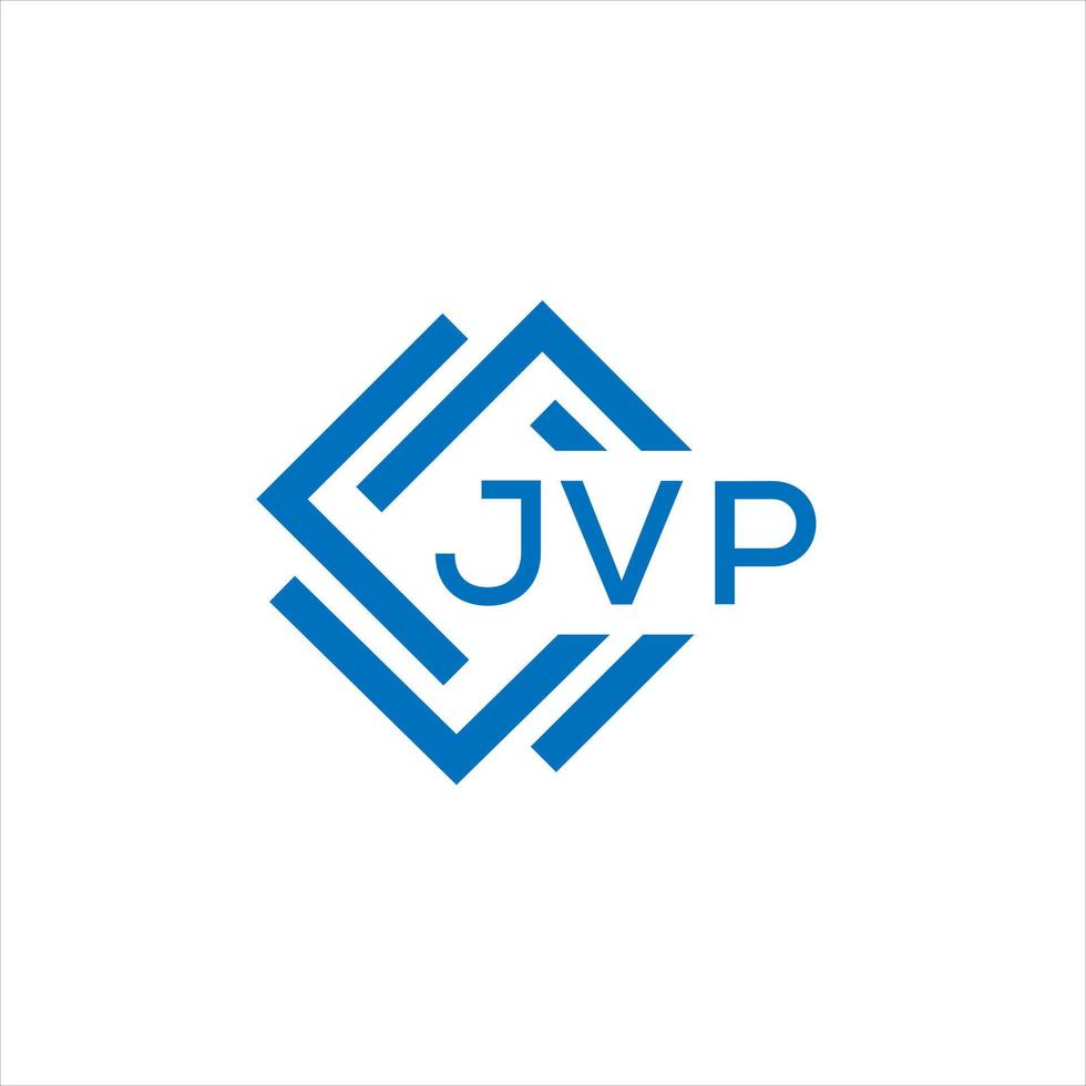 jvp Brief Logo Design auf Weiß Hintergrund. jvp kreativ Kreis Brief Logo Konzept. jvp Brief Design. vektor