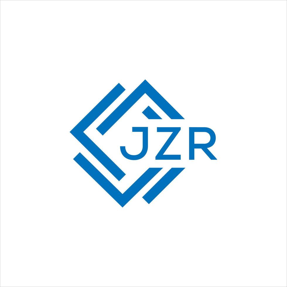 jzr kreativ Kreis Brief Logo Konzept. jzr Brief Design. vektor