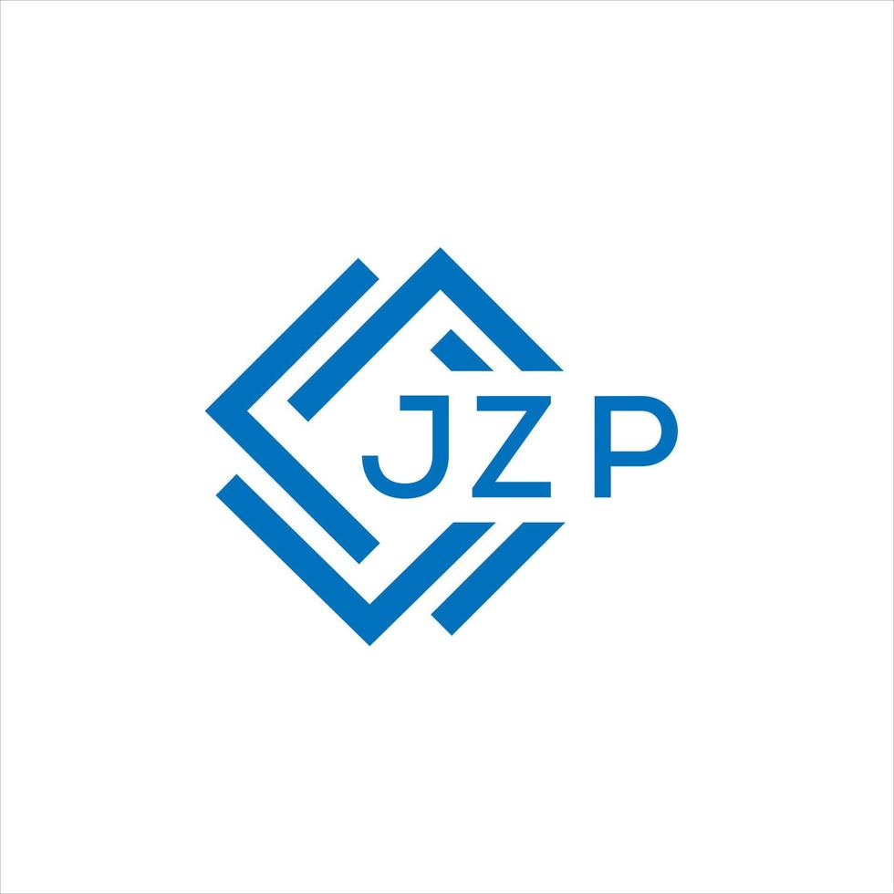 jzp Brief Logo Design auf Weiß Hintergrund. jzp kreativ Kreis Brief Logo Konzept. jzp Brief Design. vektor