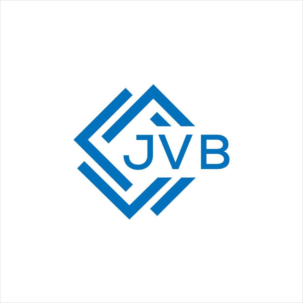 jvb brev logotyp design på vit bakgrund. jvb kreativ cirkel brev logotyp begrepp. jvb brev design. vektor