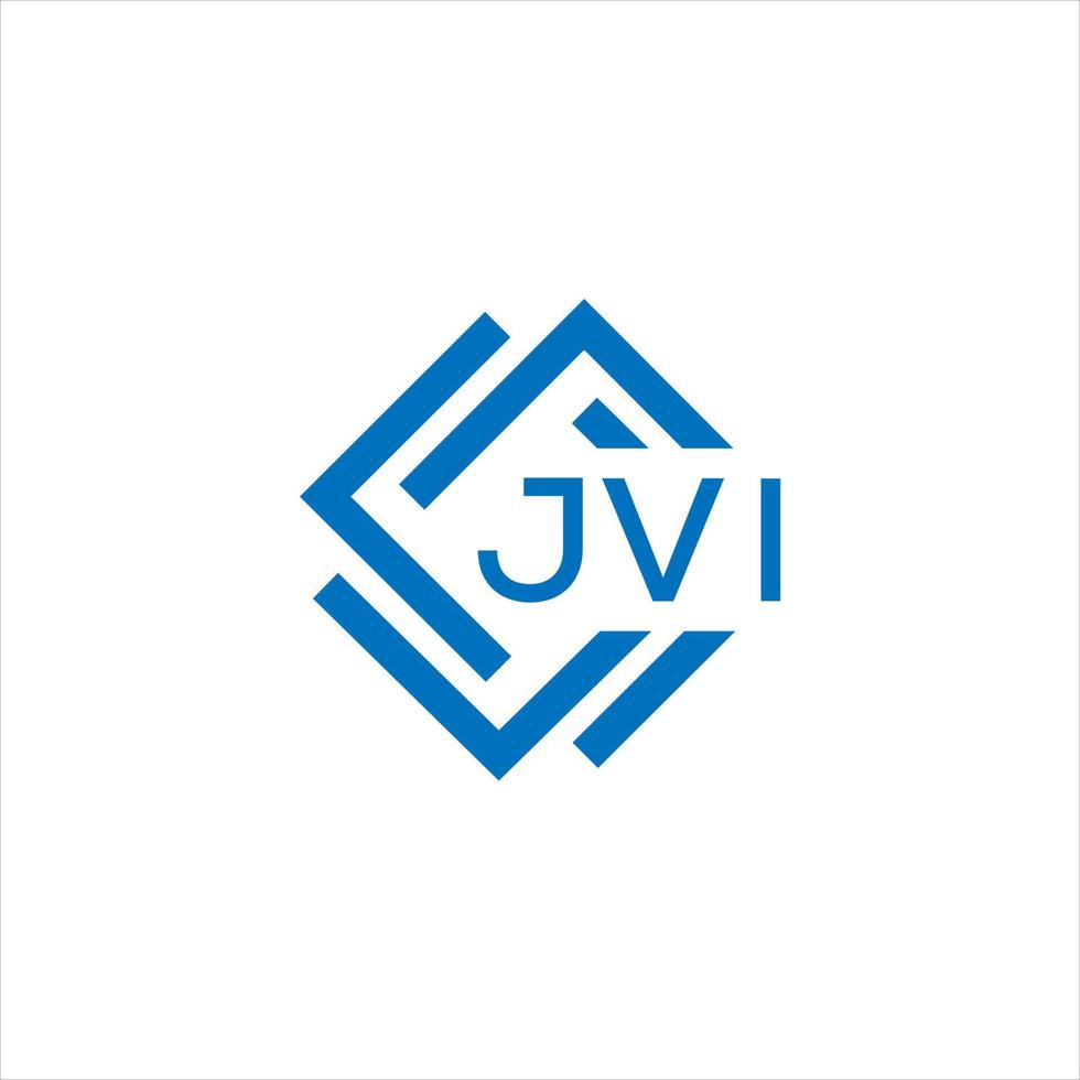 jvi brev logotyp design på vit bakgrund. jvi kreativ cirkel brev logotyp begrepp. jvi brev design. vektor