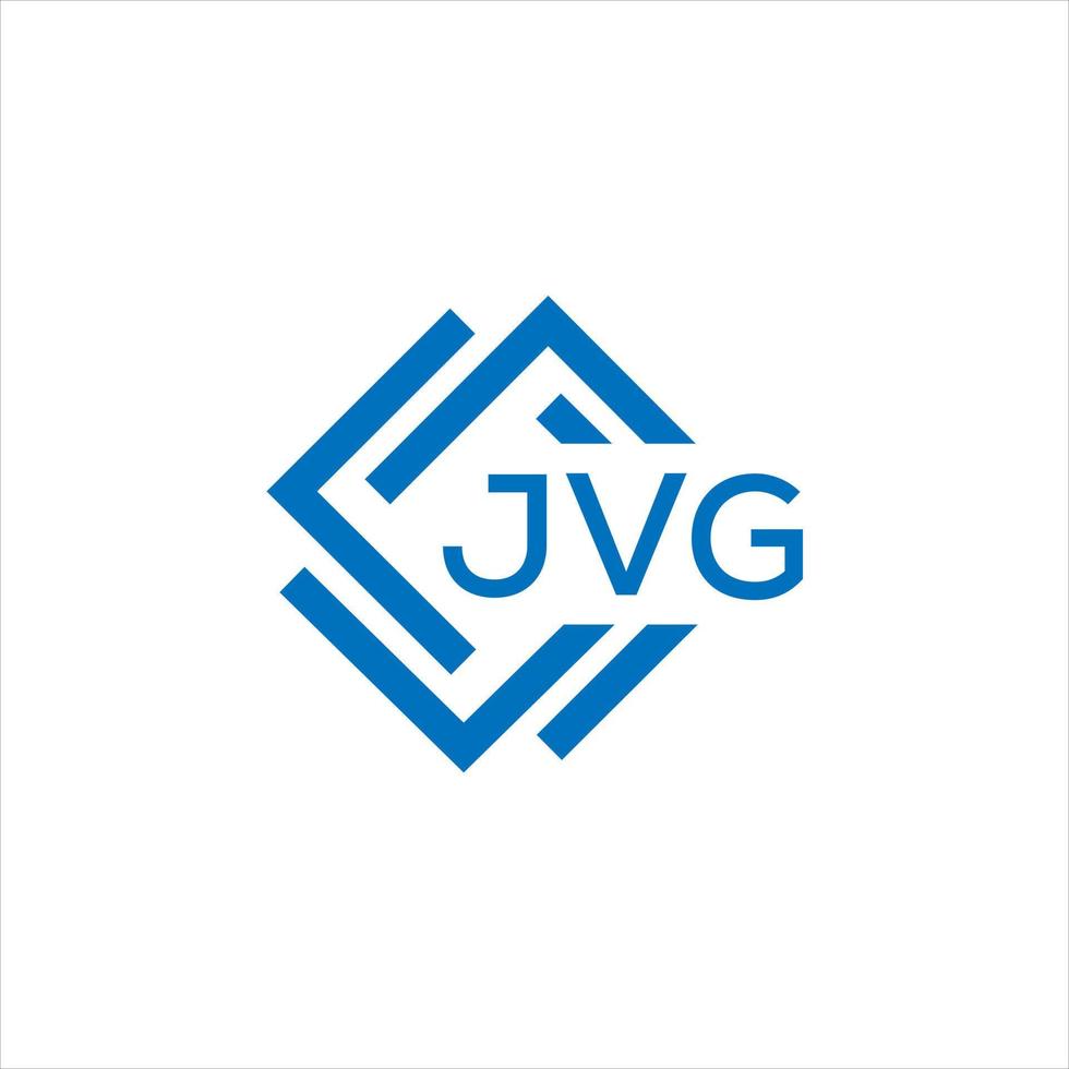 jvg brev logotyp design på vit bakgrund. jvg kreativ cirkel brev logotyp begrepp. jvg brev design. vektor