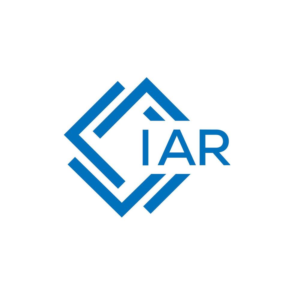 iar Brief Logo Design auf Weiß Hintergrund. iar kreativ Kreis Brief Logo Konzept. iar Brief Design. vektor