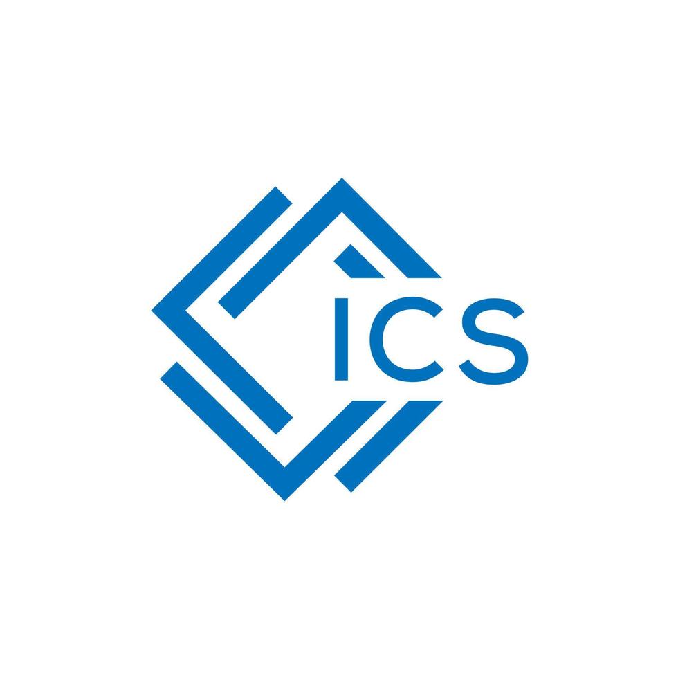 ics brev logotyp design på vit bakgrund. ics kreativ cirkel brev logotyp begrepp. ics brev design. vektor