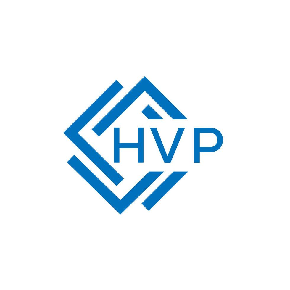 hvp brev logotyp design på vit bakgrund. hvp kreativ cirkel brev logotyp begrepp. hvp brev design. vektor