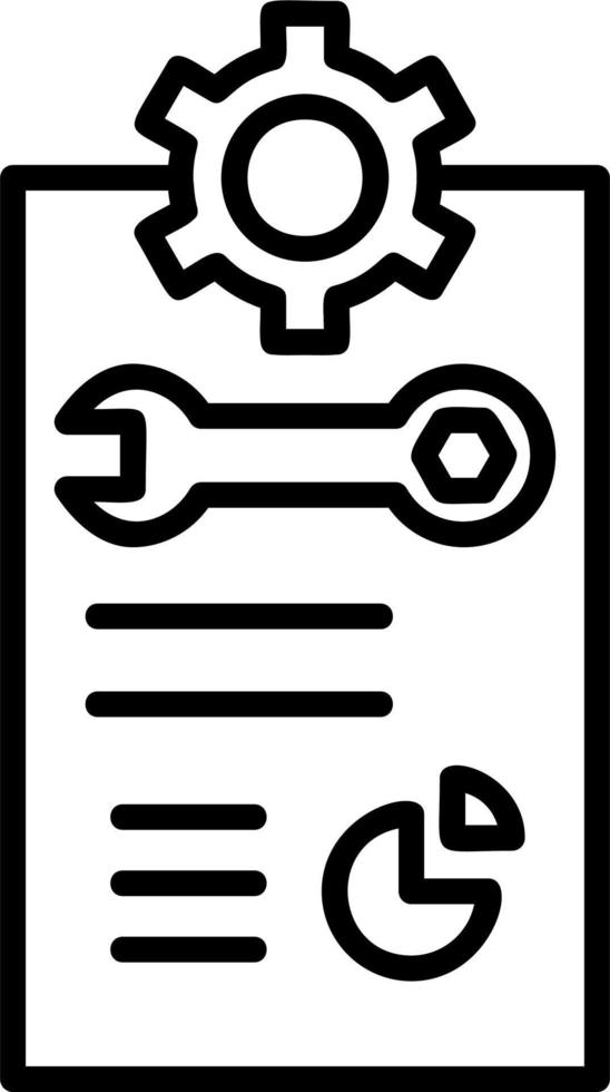 Arbeit Bericht Vektor Symbol