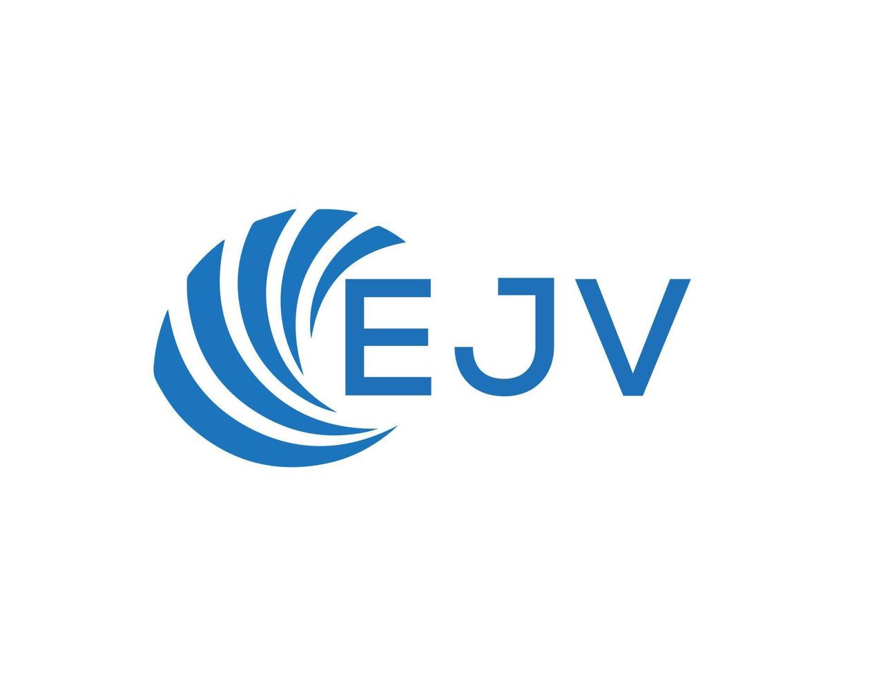 ejv brev logotyp design på vit bakgrund. ejv kreativ cirkel brev logotyp begrepp. ejv brev design. vektor