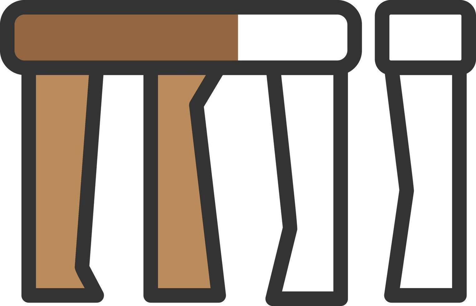Stonehenge-Vektor-Icon-Design vektor