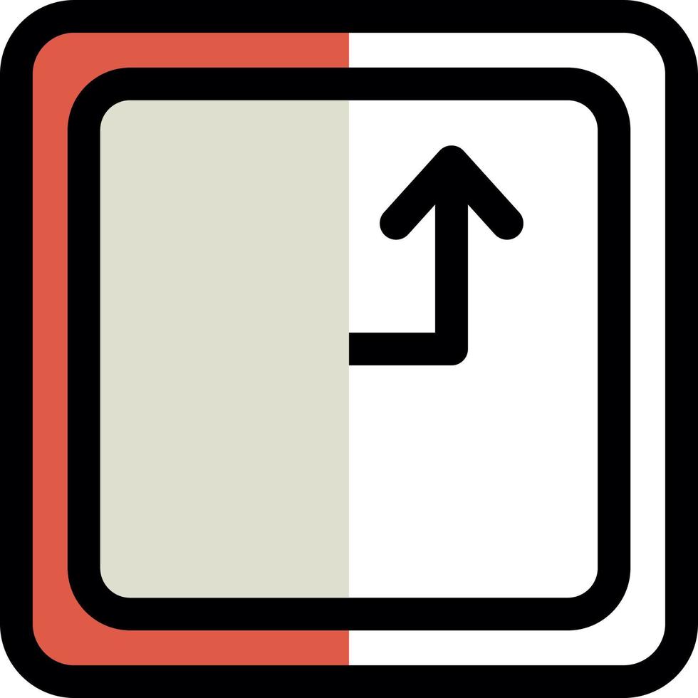 Straßenaufteilung, Vektor-Icon-Design vektor