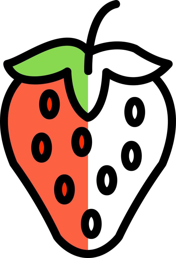 jordgubb vektor ikon design
