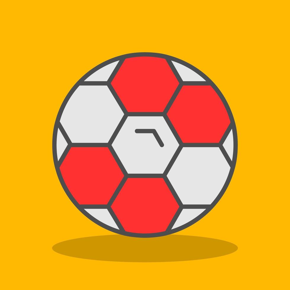 Fußball-Vektor-Icon-Design vektor