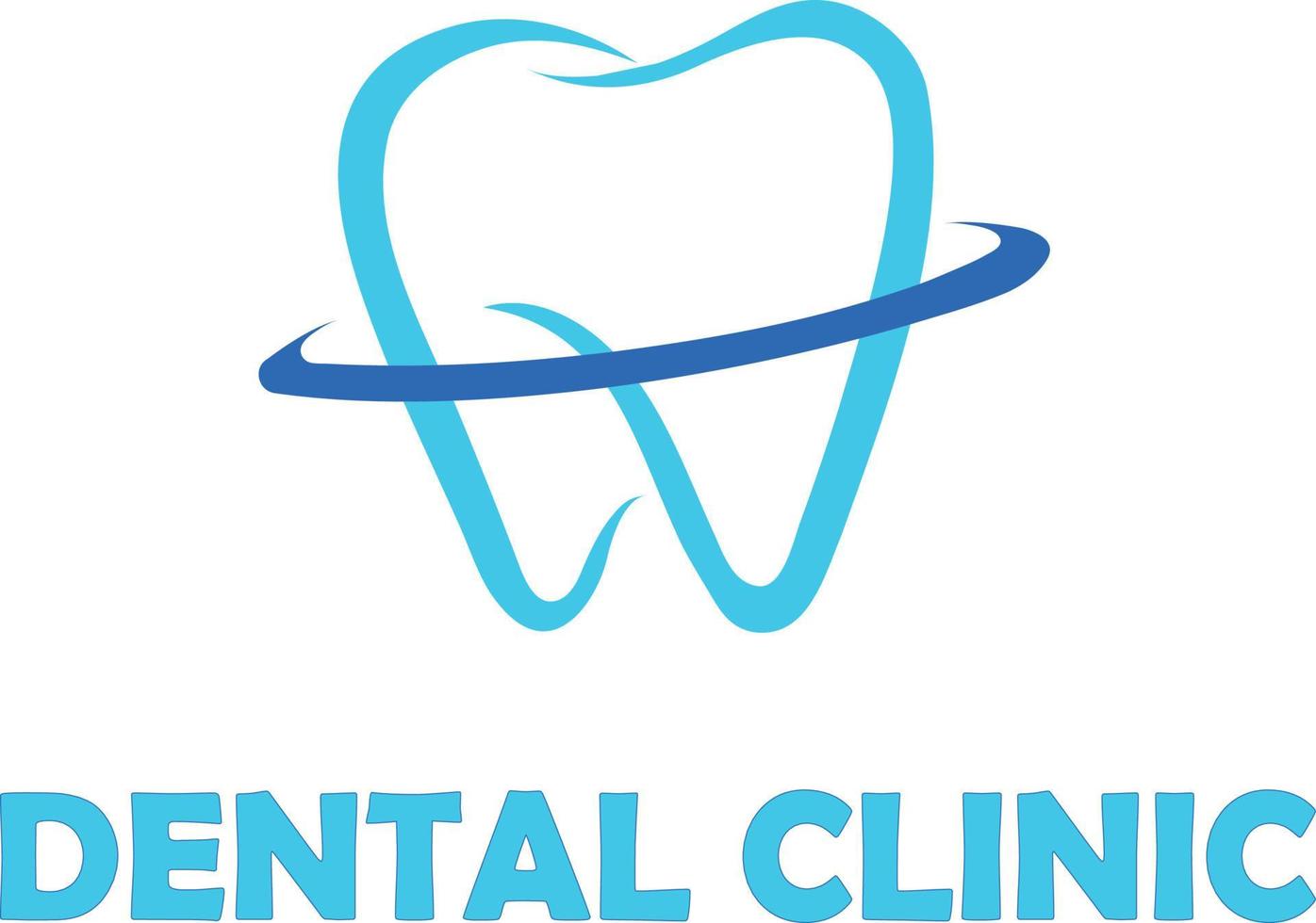 dental klinik logotyp vektor fil