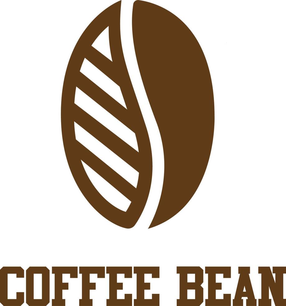 Kaffee Bohne Logo Vektor Datei
