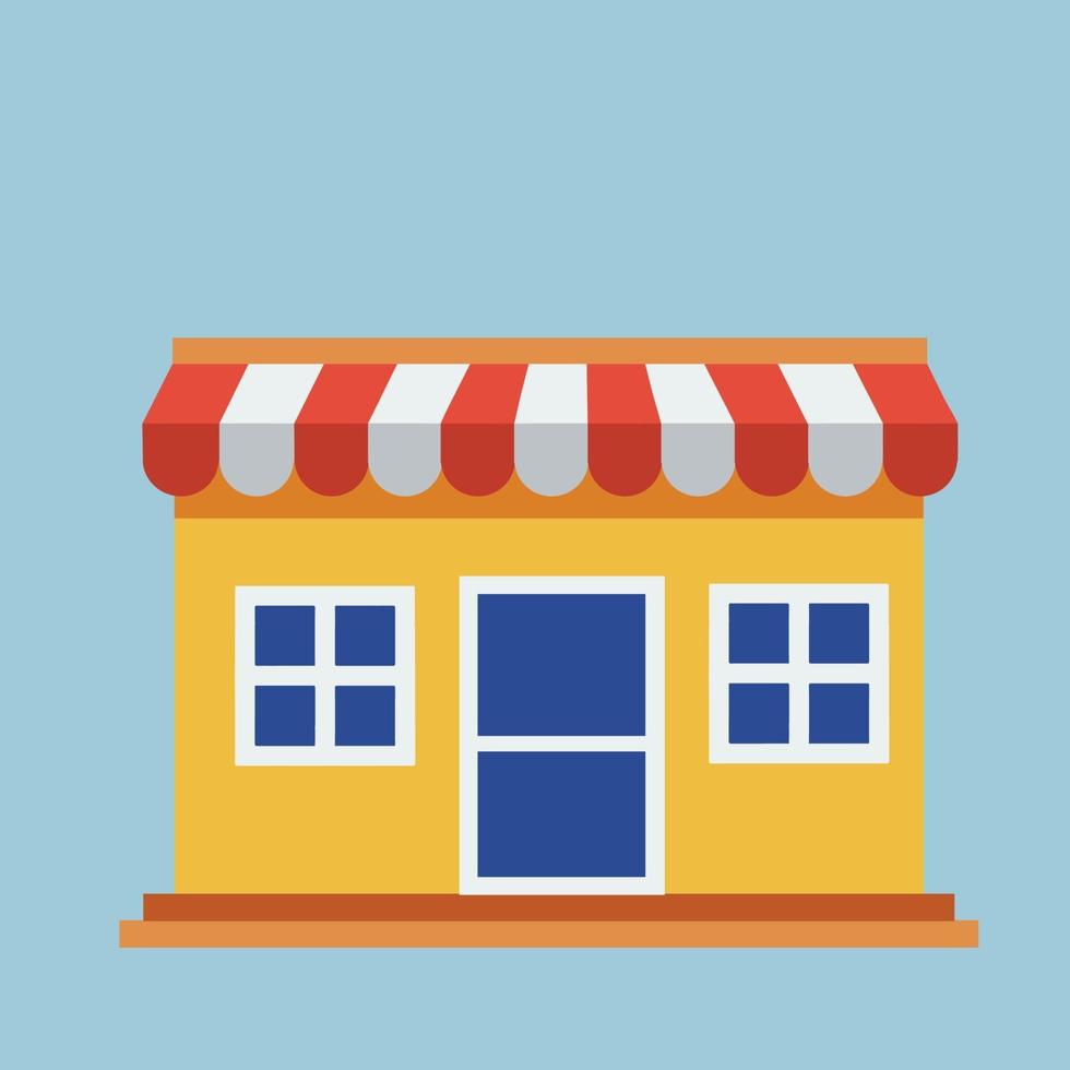hus online butik butik ikon vektor
