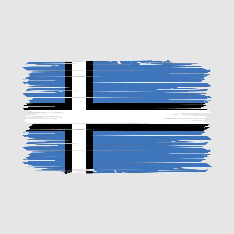 estland flagga borsta vektor illustration
