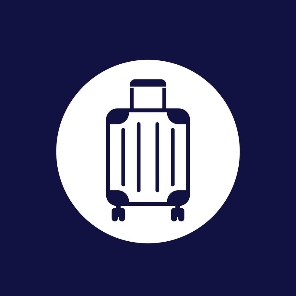 bagage väska ikonen på white.eps vektor