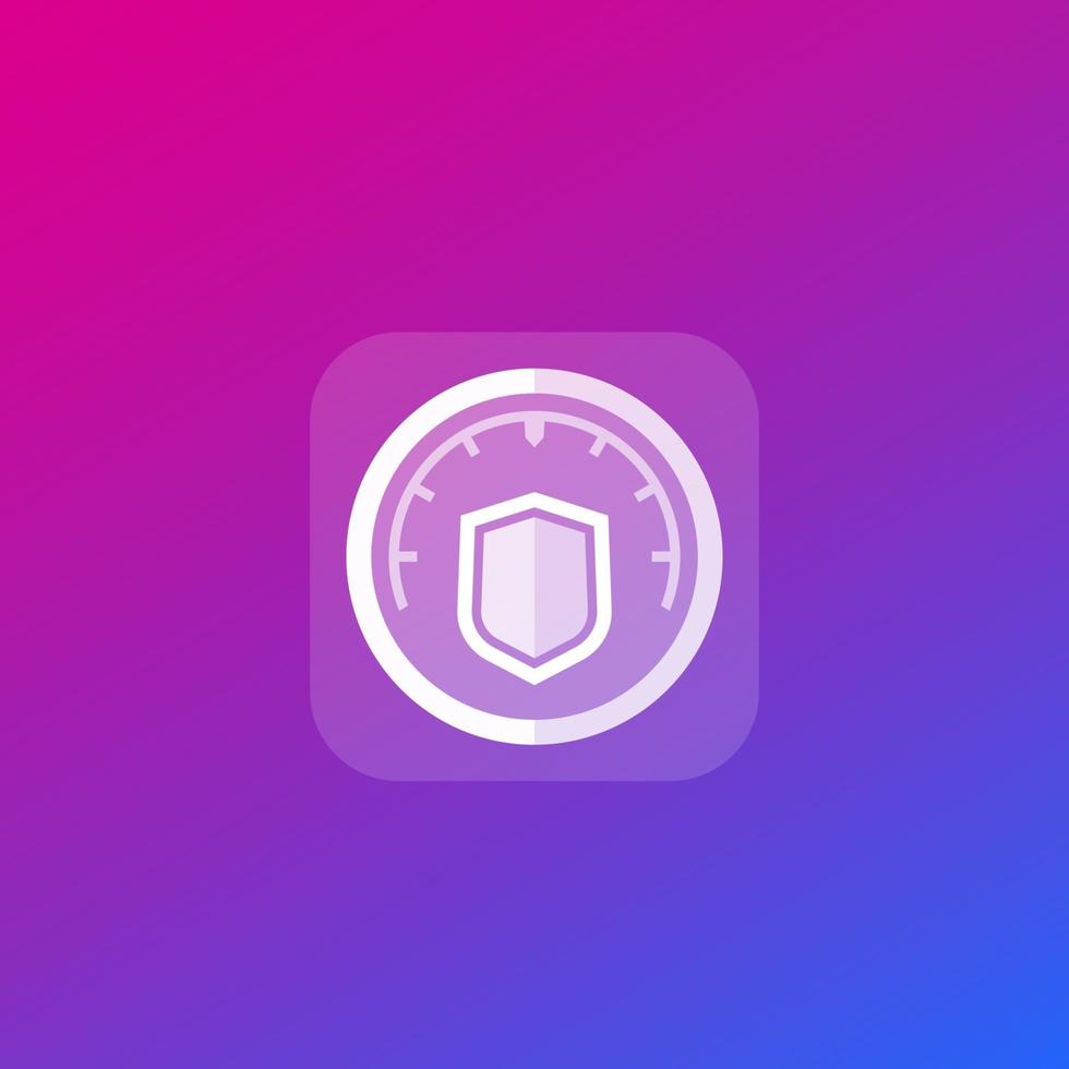Sicherheitsmesser Vektor-Symbol für apps.eps vektor
