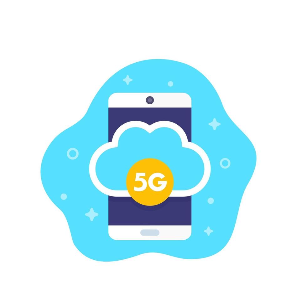 5g Mobilfunknetzvektor icon.eps vektor